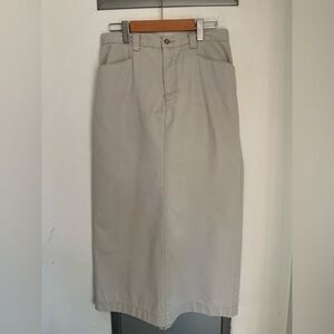 LEE CAUSAL long Cargo Skirt